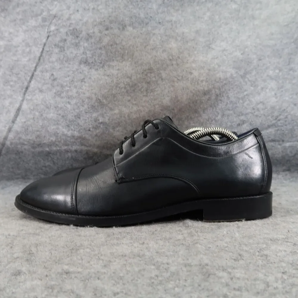 Cole Haan Shoes Men 8.5 Oxford Classic Professional Formal Leather Cap Toe Black
